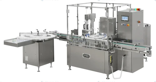 Liquid filling and closing machine from Romaco