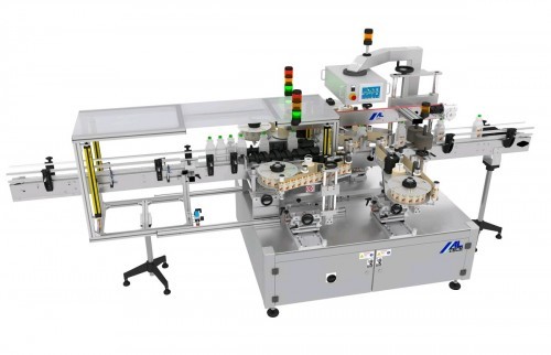 Front & back labelling machine