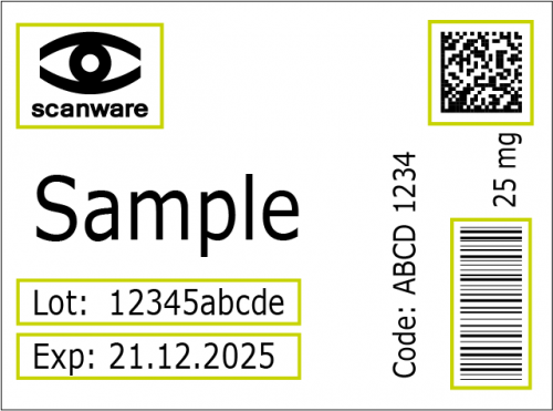 Print inspection from scanware